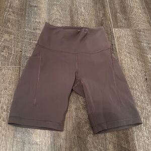 Women's Lululemon High-Waisted Biker Shorts